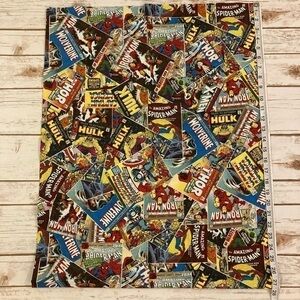 Super Hero Marvel Comic Book Fabric